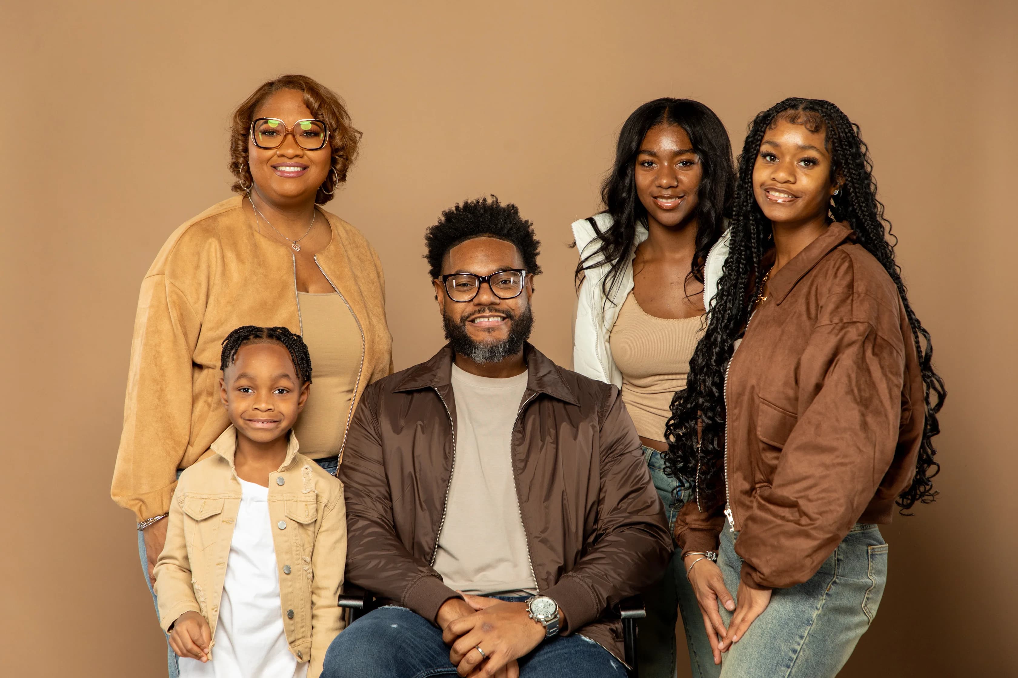 Shane and Deena Pringle with their children Mariah, Maleah, and Shane (SJ)