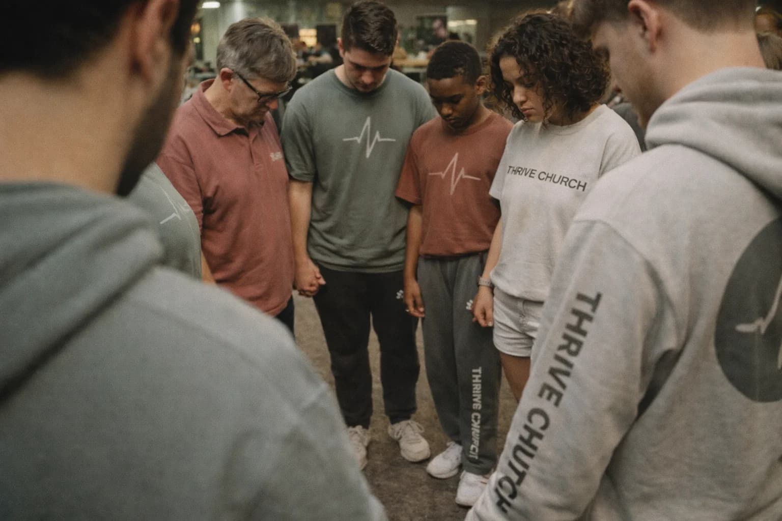 People praying together